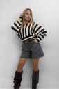 short con effetto spigato oxford